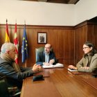 Imagen de la reunión facilitada por el Ayuntamiento.