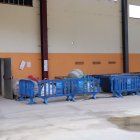 Obras del nuevo gimnasio que está haciendo el Ayuntamiento de Boñar.