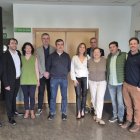 Flor Álvarez Taboada, en el centro, y su equipo.