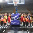 La selección española de baloncesto ya entrenó en el Palacio de Deportes de León antes de su partido contra Bélgica.