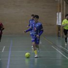 Marco inicia un contragolpe del equipo leonés.