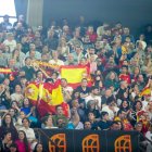 Los aficionados leoneses se volcaron con la selección.
