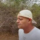 Frank Cuesta, en el santuario.
