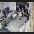 Imagen de la cámara de seguridad del Cecopi con Mazón entrando.