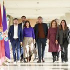 Carlos Martínez reunió a los parlamentarios del PSOE de CyL en todas las cámaras.
