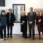 Presentación ayer de la exposición 'Colección Gabino Diego. Notas de viaje', que puede verse en El Palacín.
