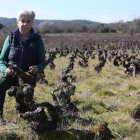 Elva García, en el paraje Los Fornos de Otero de Toral.