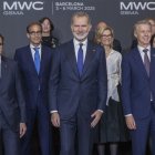 El rey de españa Felipe VI y el presidente de la Generalitat, Salvador Illa.