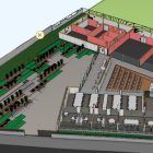 Imagen virtual del diseño de la nueva sede del Centro de Supercomputación.