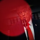 Trump, ayer tras reunirse con la Taiwan Semiconductor Manufacturing Company.