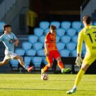Álvaro Ramón, durante el partido del pasado domingo en Balaídos ante el RC Celta Fortuna.