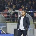 Javi Rey, durante el partido de la primera vuelta ante el Ourense CF en O Couto.