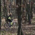 Paseo en bicicleta por el parque de San Isidro.