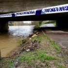 El río Bernesga a su paso por León