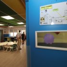 Interior del colegio Navaliegos de Ponferrada, donde se realizarán las actividades.