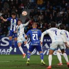 Remate de Kevin Sibille que supuso el primer tanto del partido del pasado domingo.