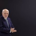 El presidente de Mercadona, Juan Roig, durante el acto de presentación de resultados de la empresa en el centro de coinnovación en Paterna (Valencia).