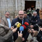 El alcalde, Marco Morala, este martes.