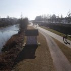 Paseo del Bernesga en León.