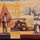Una de las obras de la exposición en el CLA que se inaugura este viernes.