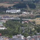 Zona arbórea de Ponferrada en las orillas del Sil.