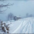 El recorrido tiene nieve.