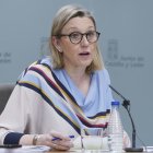 Isabel Blanco, durante la rueda de prensa del Consejo de Gobierno.