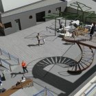 Simulación virtual del nuevo centro juvenil en Astorga.