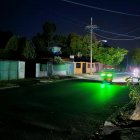Fotografía de una calle sin luz el 15 de marzo de 2025, durante un apagón en La Habana (Cuba). EFE/ Ernesto Mastrascusa