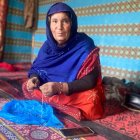 Aziza Haddan, de 68 años y nacida en Guelta en la época colonial.