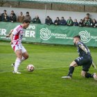 Borja Fernández, en la acción en la que logró el gol.