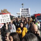 Movilización del pasado mes de noviembre para pedir el regreso del tren a Matallana.