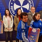 El Toralín acogió la presentación de '+ Que Goles', que se celebrará este domingo en el Polígono.
