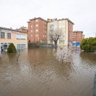 Desbordamiento del Adaja a su paso por Ávila.