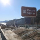 Imagen del pasado 30 de diciembre, cuando se abrió al tráfico el viaducto de El Castro tras la inauguración oficial de tres carriles.
