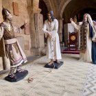Malco, a la izquierda, junto a Jesús Cautivo, ante Anás.