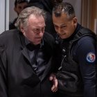 Gerard Depardieu a su llegada al tribunal.