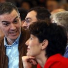 Pedro Sánchez en un acto del PSOE celebrado el find e semana en Navarra.