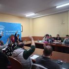 Batista, votando con el PP en el último Pleno.