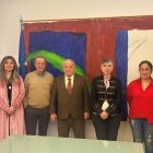 Jurado del premio con Gonzalo Santonja, en el centro.