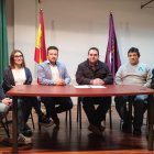 Parte de la reunión entre Asemac y los representantes de San Justo de la Vega.