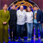 Presentadors y algunos concursantes de Masterchef.