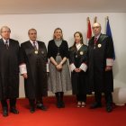 Isabel Blanco con los integrantes del Consejo.