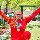 Rubén Fernández, plata en lanzamiento de martillo.