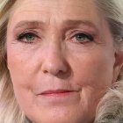 La líder de la extrema derecha francesa, Marine Le Pen. EFE/EPA/THOMAS SAMSON / POOL MAXPPP OUT