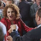 María Jesús Montero durante un acto del partido celebrado ayer en Sevilla.