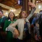  María Jesús Montero ayer, en la inauguración del Congreso Provincial del PSOE de Córdoba.
