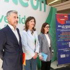 Alonso Sutil, Nuria González y Gemma Guzmán.