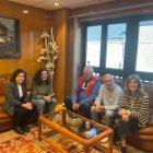 Imagen de la reunión facilitada por Cruz Roja.