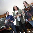 La alcaldesa, centro, presentó las fiestas junto a su equipo.
